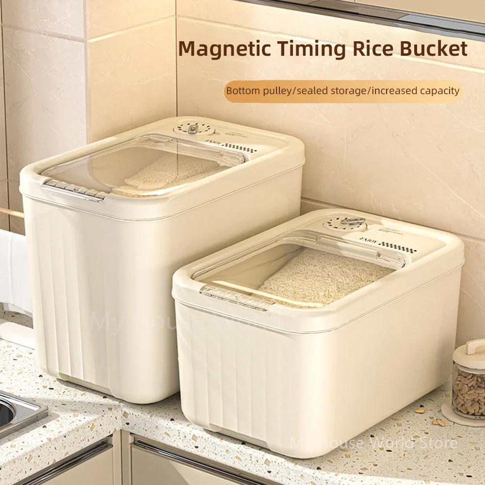 5/10KG Rice Storage Box Rice Dispenser Insect Proof Moisture Proof Grain Sealed Cereal Grain Food Container Kitchen Accessories
5/10KG Rice Storage Box Rice Dispenser Insect Proof Moisture Proof Grain Sealed Cereal Grain Food Container Kitchen Accessories