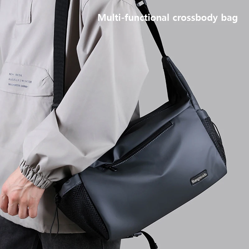 Waterproof Men's Water-resistant Cool Casual And Versatile Men's Bag Multi-functional Large-capacity Men's Crossbody Bag
Waterproof Men's Water-resistant Cool Casual And Versatile Men's Bag Multi-functional Large-capacity Men's Crossbody Bag