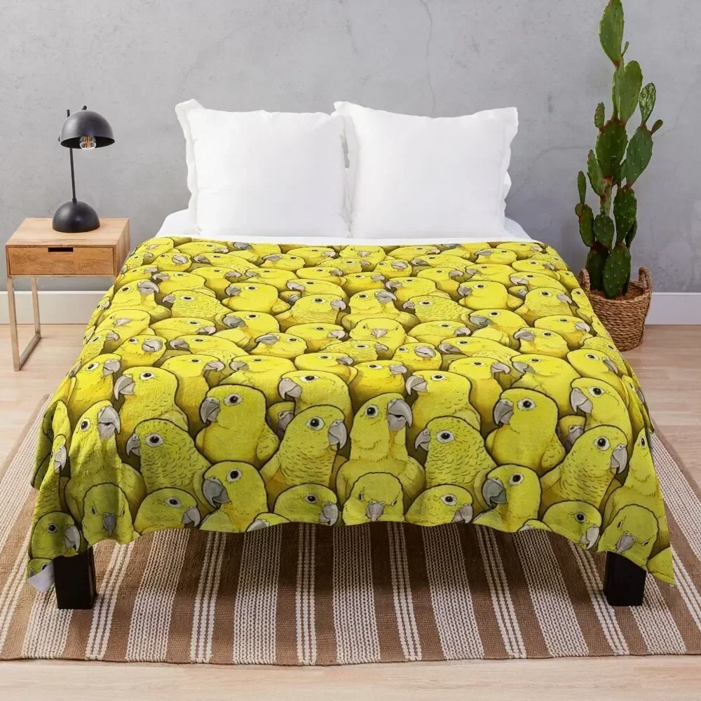 Golden Conures Throw Blanket Portable Lightweight Blanket for Travel Camping
Golden Conures Throw Blanket Portable Lightweight Blanket for Travel Camping