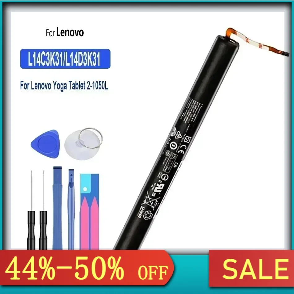 Портативный аккумулятор L14C2K31 L14D2K31 L14C3K31 L14D3K31 для Lenovo Yoga Tablet 2-830L 2-830LC 2-830F 2-851F 2 830L 1050F 2-1051F
Портативный аккумулятор L14C2K31 L14D2K31 L14C3K31 L14D3K31 для Lenovo Yoga Tablet 2-830L 2-830LC 2-830F 2-851F 2 830L 1050F 2-1051F