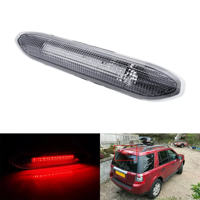 1pc Car Clear Lens LED Rear Third High Level Brake Light OEMLR036355 For Land Rover Freelander 2 LR2 Car Accessories