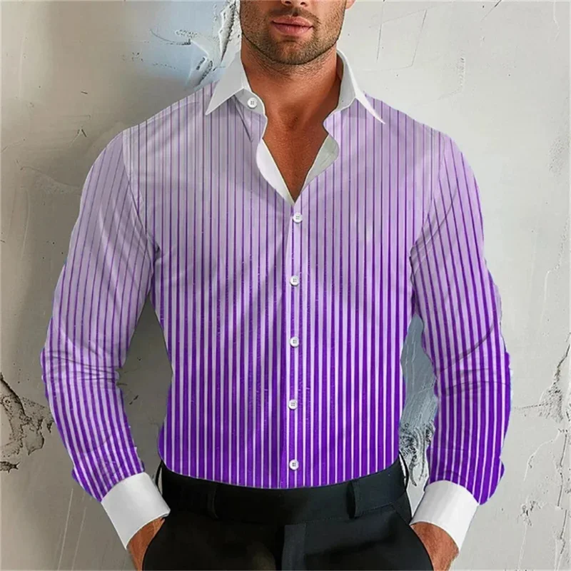Popular Style High-End Light Luxury Long Sleeved Button Up Shirt Popular Gradient Designer Style Long Sleeved Top MB12
Popular Style High-End Light Luxury Long Sleeved Button Up Shirt Popular Gradient Designer Style Long Sleeved Top MB12