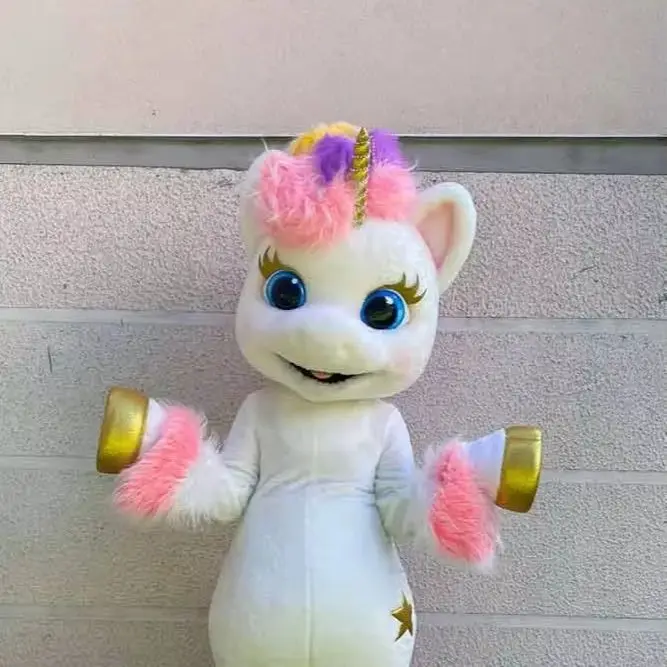 Adult White Pink Unicorn Mascot Costume Cartoon Rainbow Horse Fancy Outfit Cosplay Party Furry Carnival Halloween Suits
Adult White Pink Unicorn Mascot Costume Cartoon Rainbow Horse Fancy Outfit Cosplay Party Furry Carnival Halloween Suits