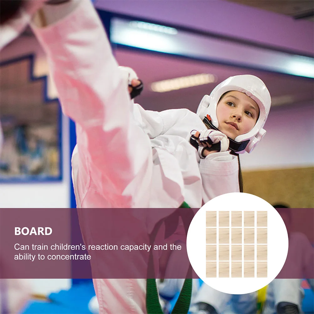 20 Pcs Taekwondo Breaking Boards Wooden Practice Durable High Grade Material Kids Training Martial Equipment Fitness
20 Pcs Taekwondo Breaking Boards Wooden Practice Durable High Grade Material Kids Training Martial Equipment Fitness