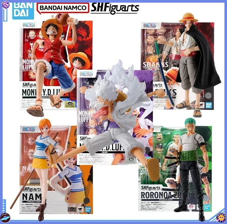 Bandai Genuine One Piece Model Kit Anime Figures SHF Monkey D Luffy Nami Shanks Roronoa Zoro Romance Dawn Action Figure Model
Bandai Genuine One Piece Model Kit Anime Figures SHF Monkey D Luffy Nami Shanks Roronoa Zoro Romance Dawn Action Figure Model
