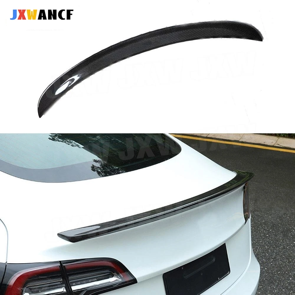 JXWANCF Rear Spoiler Boot Lid Wings for Tesla Model 3 Sedan 4 Door 2016-2020 Carbon Fiber Trunk Trim Sticker FRP
JXWANCF Rear Spoiler Boot Lid Wings for Tesla Model 3 Sedan 4 Door 2016-2020 Carbon Fiber Trunk Trim Sticker FRP