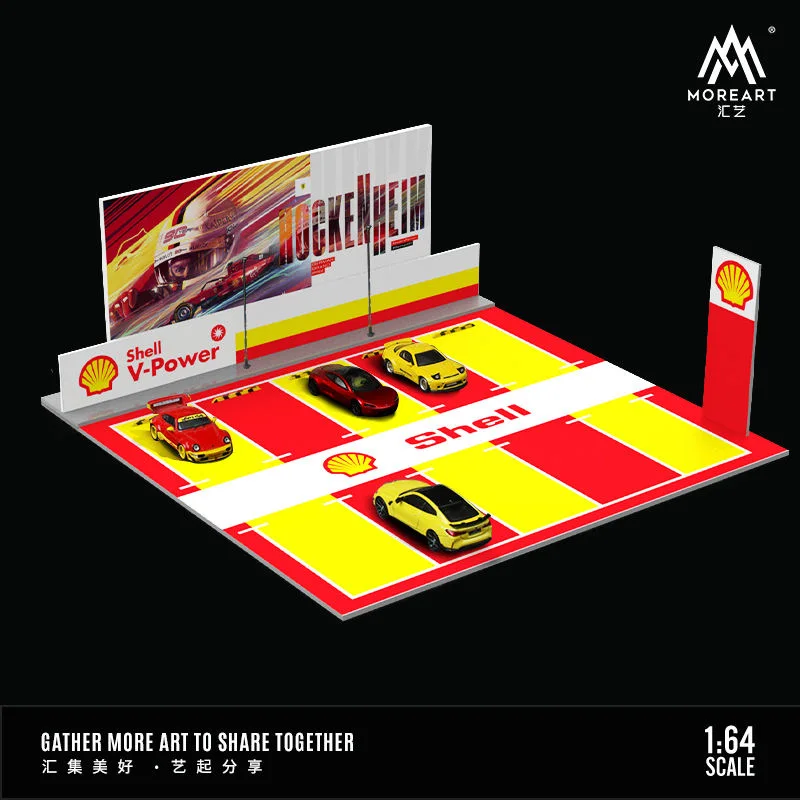 MoreArt&TimeMicro1:64 Shell theme open-air car model parking lot display lighting version assembly scene
MoreArt&TimeMicro1:64 Shell theme open-air car model parking lot display lighting version assembly scene