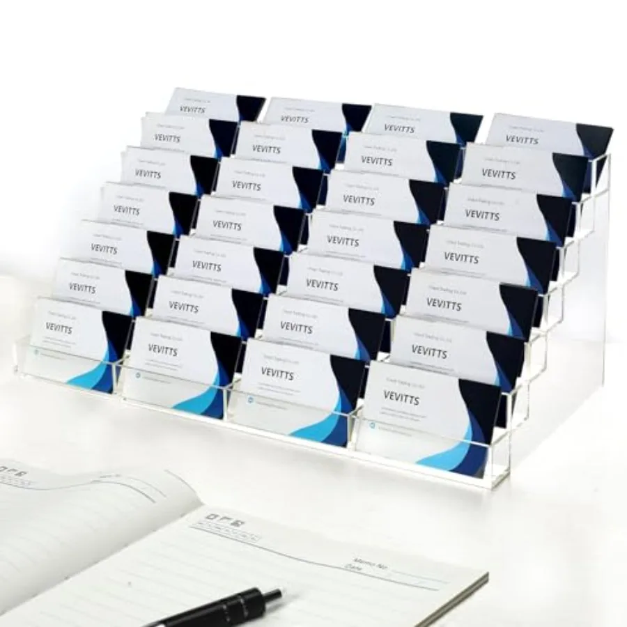 Acrylic Business Card Holder for Desk Multiple Business Card Holders Slot 7 Tier Large Business Card Organizer Business Card Di
Acrylic Business Card Holder for Desk Multiple Business Card Holders Slot 7 Tier Large Business Card Organizer Business Card Di