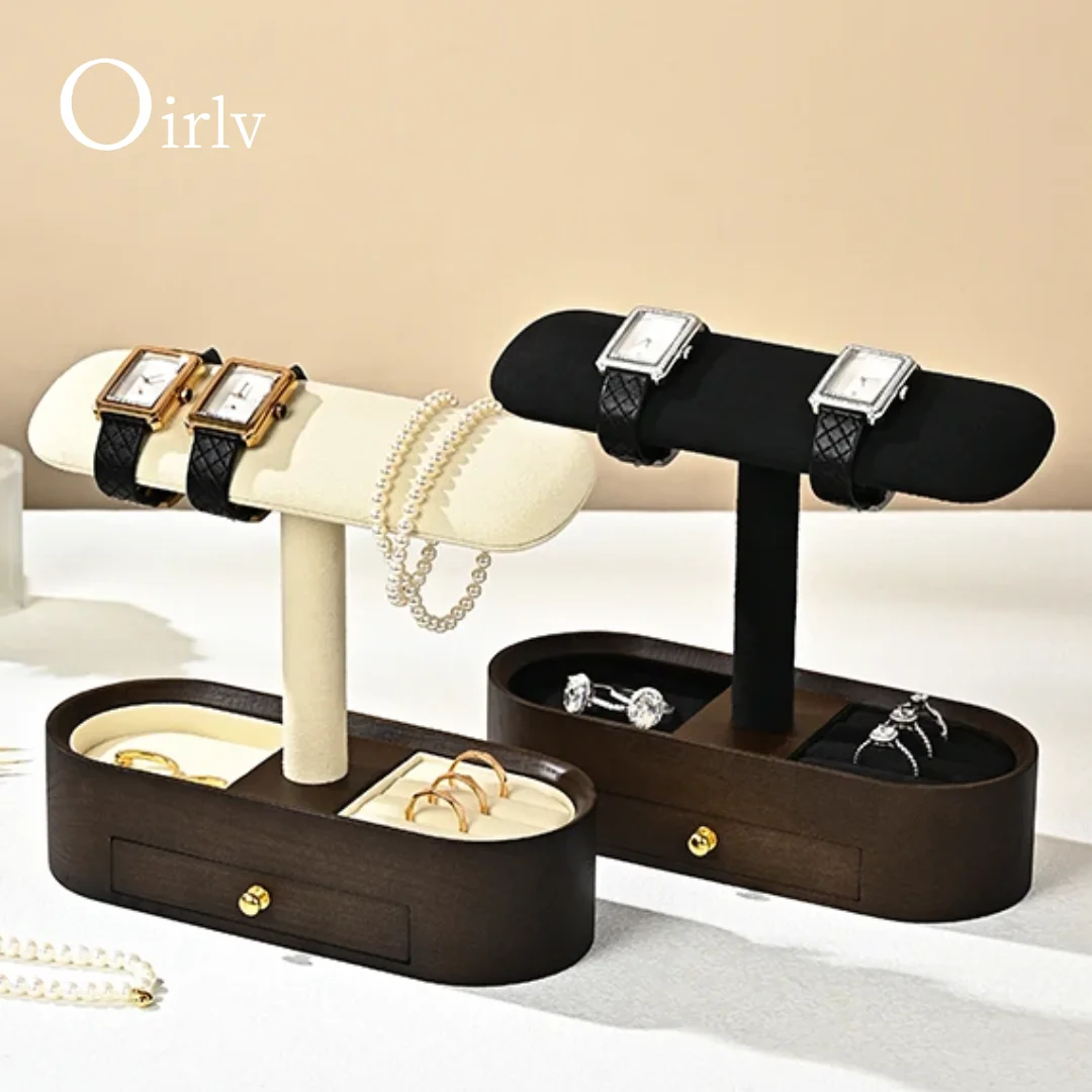 Luxury Wooden Multifunctional Jewelry Organizer with Watch Display Stand Classified Storage for Exquisite Jewelry & Watch Holder
Luxury Wooden Multifunctional Jewelry Organizer with Watch Display Stand Classified Storage for Exquisite Jewelry & Watch Holder