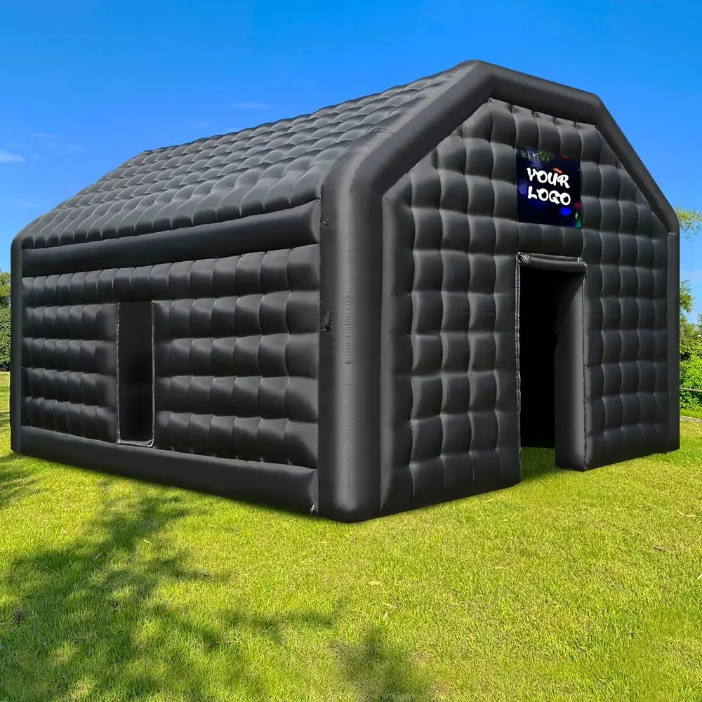 Large Black Inflatable Nightclub 20x16.5x12Ft Inflatable Party Tent with Logo Area Inflatable Night Club Tent for Adults Weddin
Large Black Inflatable Nightclub 20x16.5x12Ft Inflatable Party Tent with Logo Area Inflatable Night Club Tent for Adults Weddin