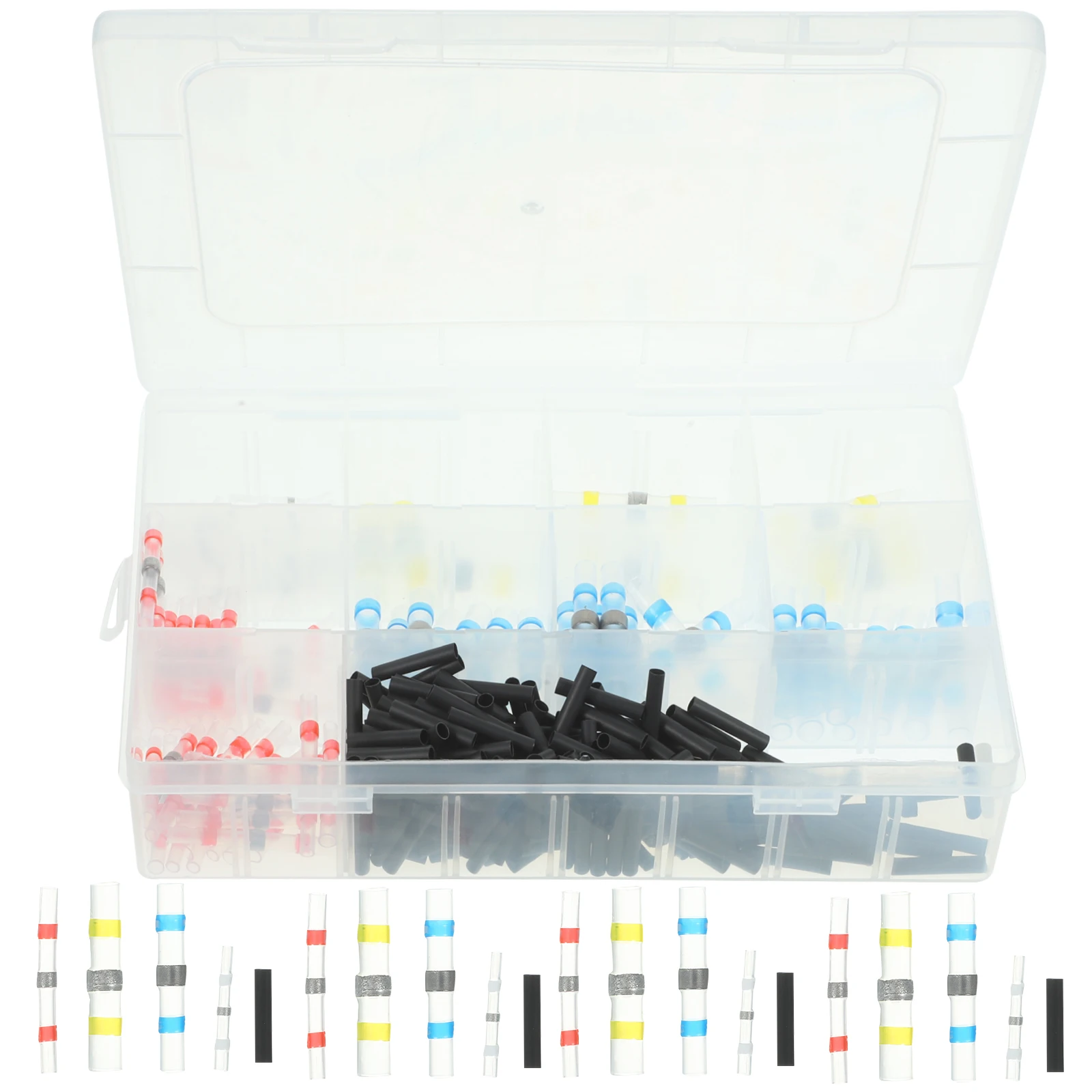 310 Pcs Electric Connectors Electrical Crimp Terminals Plug Kit Wire Heat Shrink Insulated 
310 Pcs Electric Connectors Electrical Crimp Terminals Plug Kit Wire Heat Shrink Insulated