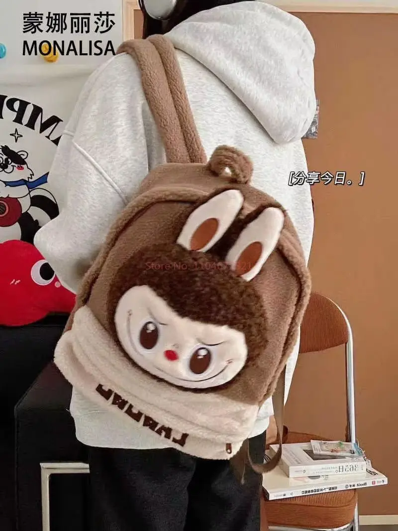 In Stock Labubu Large-Capacity Plush Double-Shoulder Doll Backpack A Cute Cartoon Schoolbag Y2k Birthday Gift
In Stock Labubu Large-Capacity Plush Double-Shoulder Doll Backpack A Cute Cartoon Schoolbag Y2k Birthday Gift