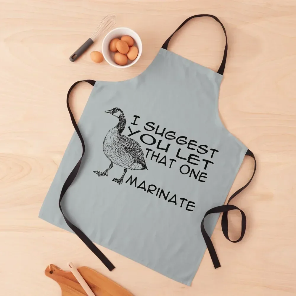Majestics Canadian Goose - Let That One Marinate - Canadian TV Apron Kitchen Accessories 2022 waiter Waiter Uniforms Apron
Majestics Canadian Goose - Let That One Marinate - Canadian TV Apron Kitchen Accessories 2022 waiter Waiter Uniforms Apron