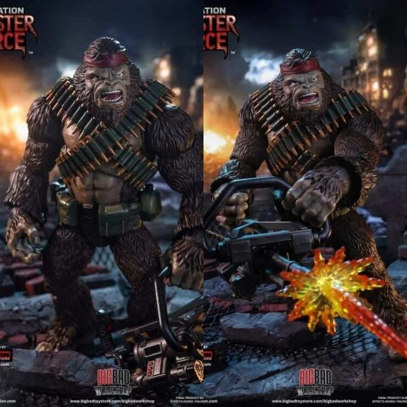 Fresh Monkey Fiction Monster Force Wave 3 " Action Figure Articulated Three Head Sculpts Heavy Machine Gun In Stock
Fresh Monkey Fiction Monster Force Wave 3 " Action Figure Articulated Three Head Sculpts Heavy Machine Gun In Stock