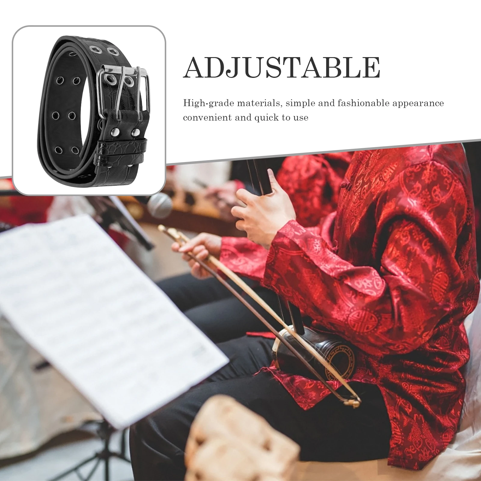 Erhu Belt Playing Supporter Premium Performance Band Standing Supporting Accessories
Erhu Belt Playing Supporter Premium Performance Band Standing Supporting Accessories