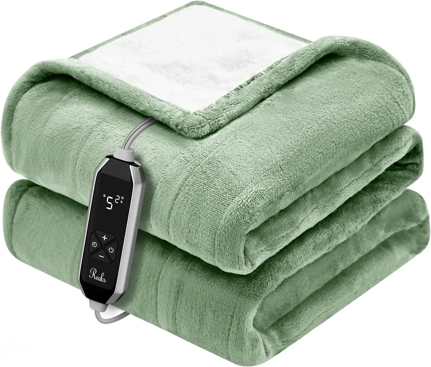 50x60 Inch Electric Heated Blanket with 10 Heat Settings & Auto Shut-Off, Ultra-Soft Flannel, Machine Washable
50x60 Inch Electric Heated Blanket with 10 Heat Settings & Auto Shut-Off, Ultra-Soft Flannel, Machine Washable