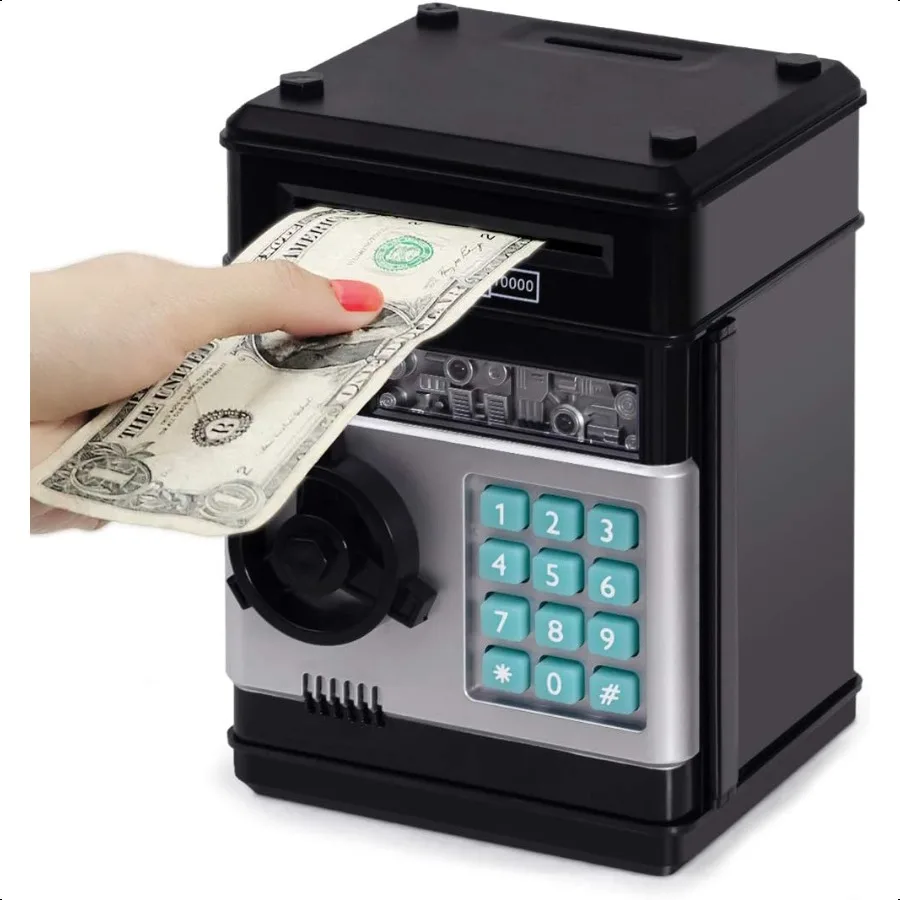 Refasy Piggy Bank Cash Coin Can ATM Bank Electronic Coin Money Bank for Age 312 Money Savings Box Mini ATM Coin Bank Toys Gifts
Refasy Piggy Bank Cash Coin Can ATM Bank Electronic Coin Money Bank for Age 312 Money Savings Box Mini ATM Coin Bank Toys Gifts