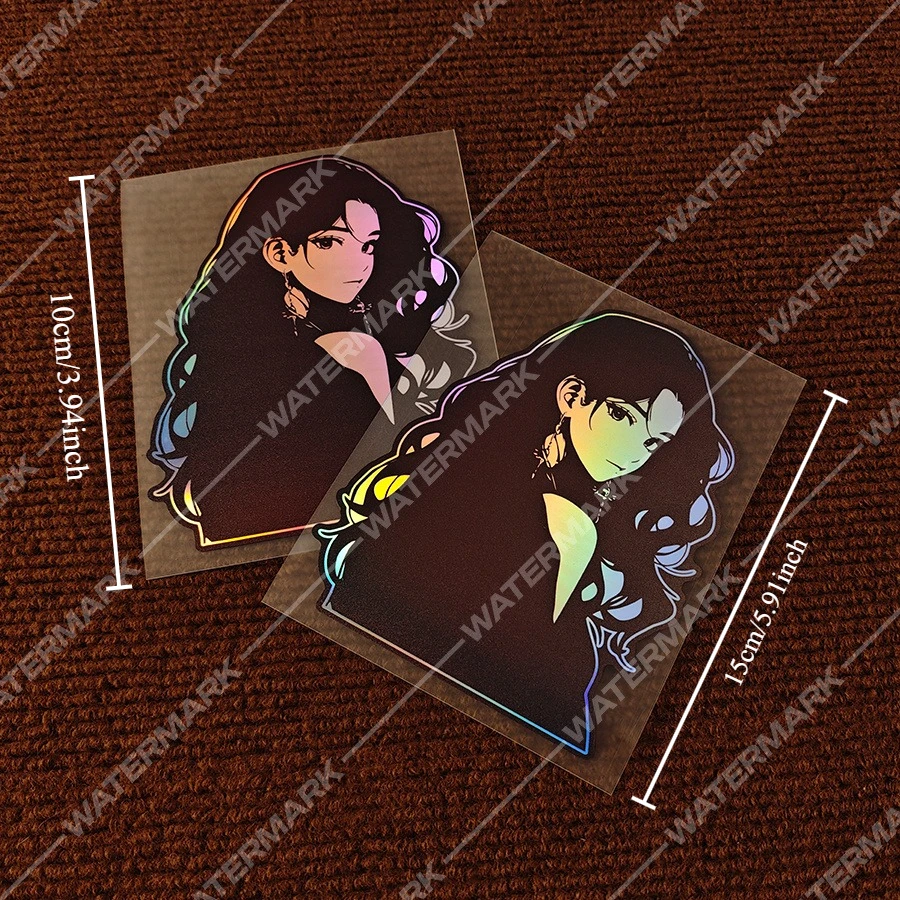 2Pcs/set Holographic Anime Girl Sticker Set Retro Citypop JDM Vaporwave Waterproof Vinyl Decals for Motorcycle Car Laptop
2Pcs/set Holographic Anime Girl Sticker Set Retro Citypop JDM Vaporwave Waterproof Vinyl Decals for Motorcycle Car Laptop