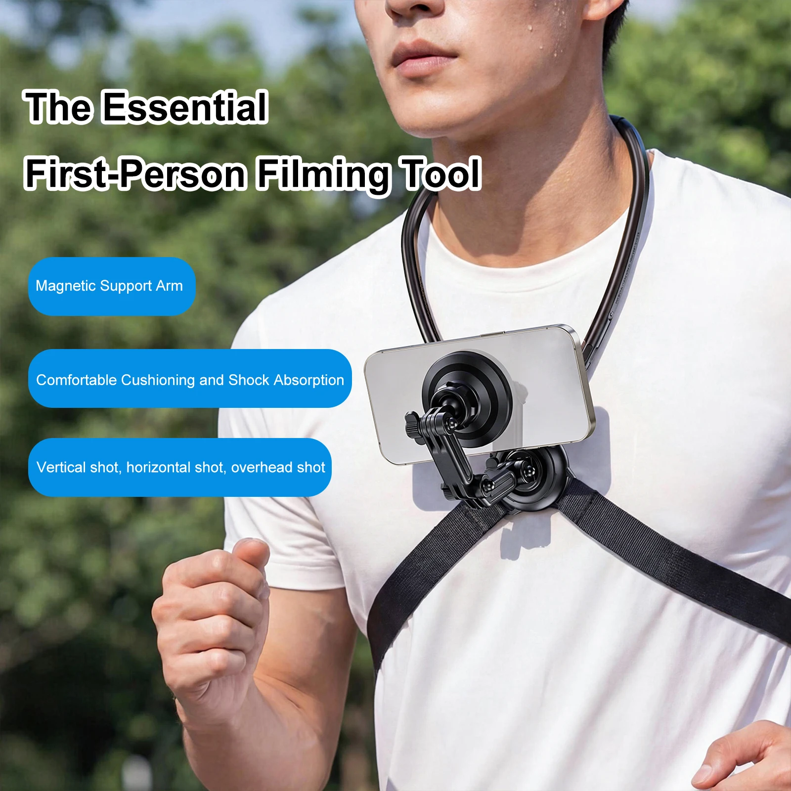 Necks Cell Phone Holder Mount Reusable Clipped Phone Neck Holder Multi-Purpose for Vlog Shooting And Outdoor Family Outings
Necks Cell Phone Holder Mount Reusable Clipped Phone Neck Holder Multi-Purpose for Vlog Shooting And Outdoor Family Outings