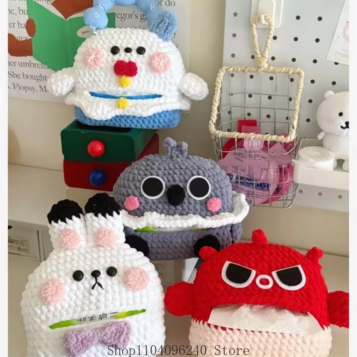 Love and Deepspace Rafayel Zayne Xavier Sylus Caleb Anime Hand Crochet in-vehicle Household Tissue Box Material Tissue Box
Love and Deepspace Rafayel Zayne Xavier Sylus Caleb Anime Hand Crochet in-vehicle Household Tissue Box Material Tissue Box