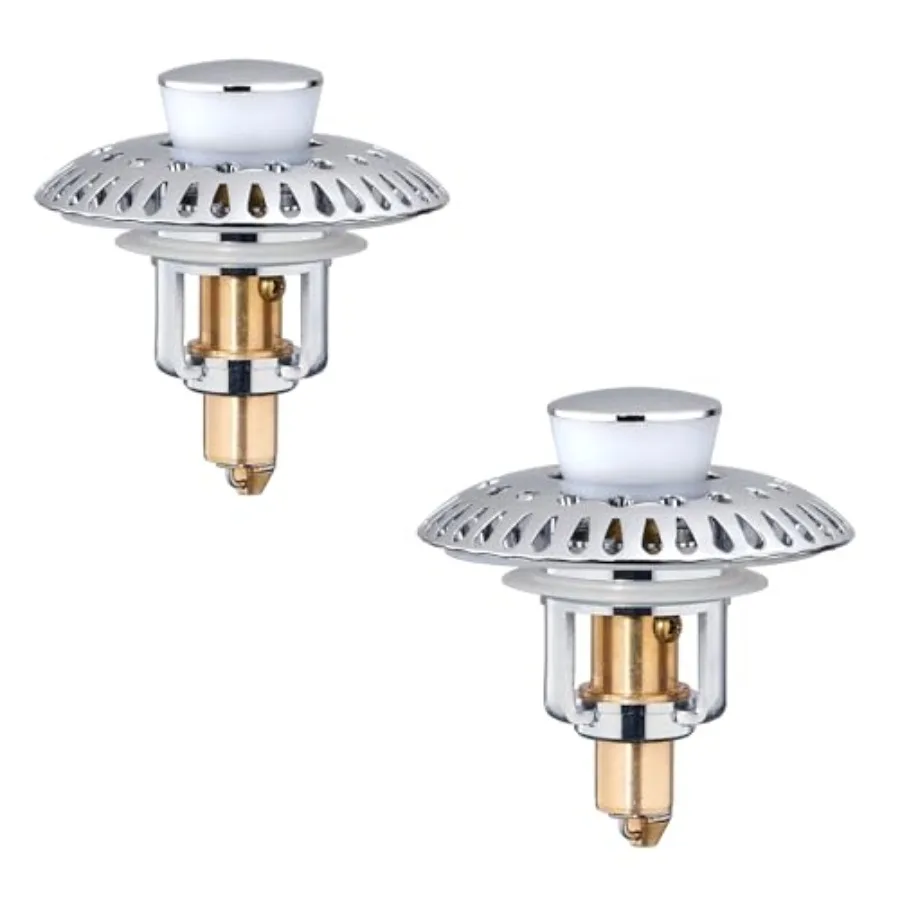 Bathroom Sink Stopper for 1.06"-1.65" Drain Holes, 2 in 1 Bath Sink Drain Strainer Stopper, Pop Up Drain Cover Plug with Hair C
Bathroom Sink Stopper for 1.06"-1.65" Drain Holes, 2 in 1 Bath Sink Drain Strainer Stopper, Pop Up Drain Cover Plug with Hair C