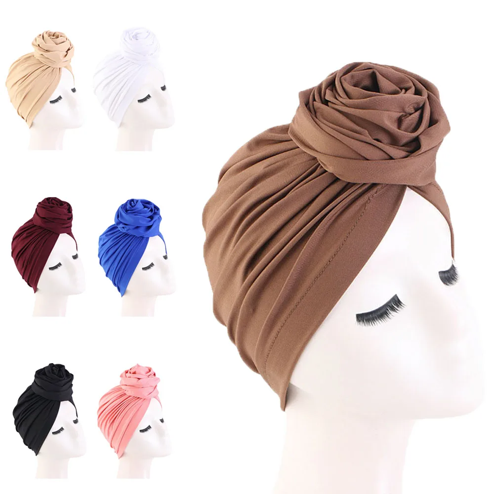 Fashion Big Flower Pleated African Head Wrap Soft Stretch Ladies Chemo Hair Loss Bonnet Casual Daily Wear Turban Hat Hair Cover
Fashion Big Flower Pleated African Head Wrap Soft Stretch Ladies Chemo Hair Loss Bonnet Casual Daily Wear Turban Hat Hair Cover