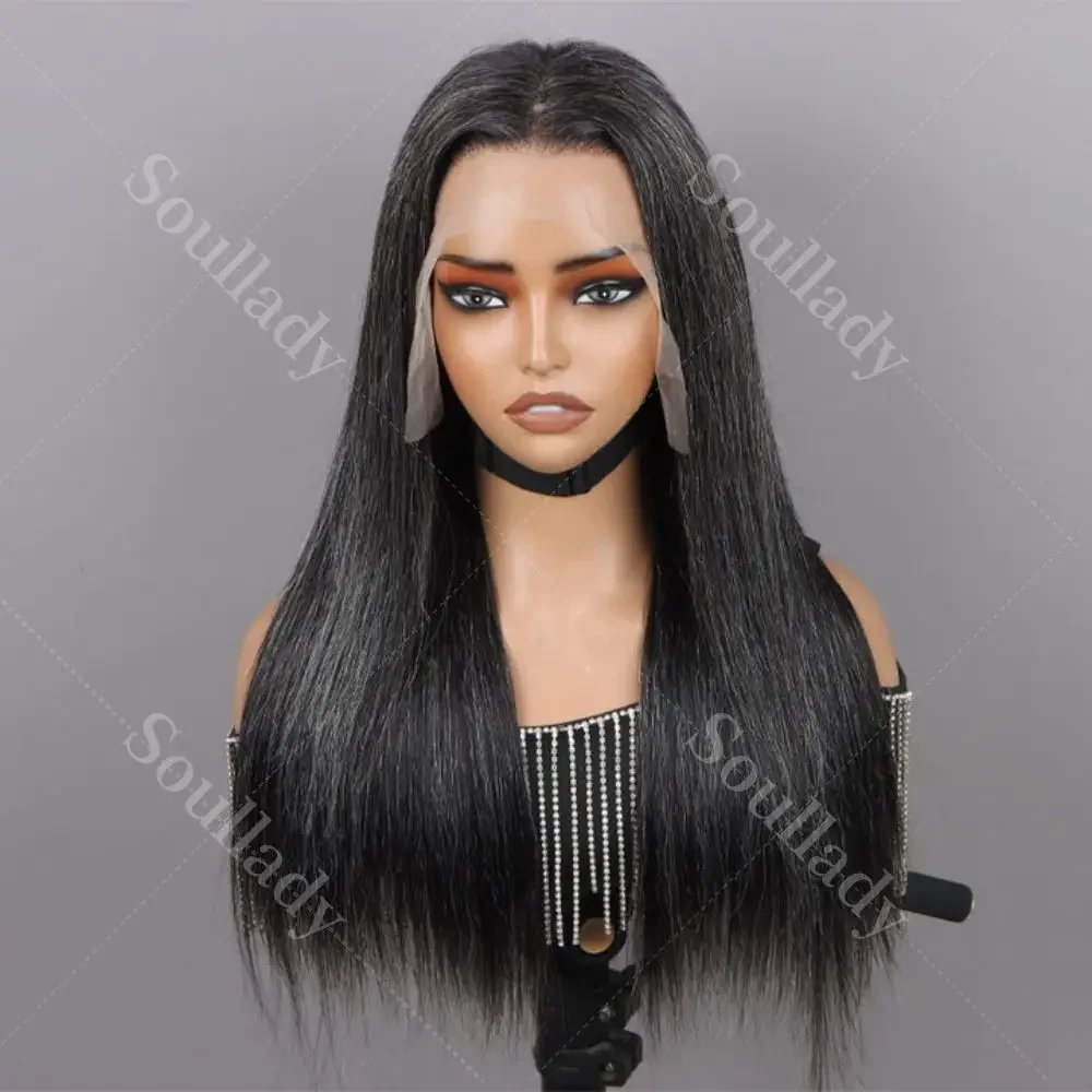 Soul LadyCustom Dark Salt And Pepper Silky Straight Hair Full Frontal 13x4 HD Lace Wig 100% Real Human Hair Pre Plucked Hairline
Soul LadyCustom Dark Salt And Pepper Silky Straight Hair Full Frontal 13x4 HD Lace Wig 100% Real Human Hair Pre Plucked Hairline