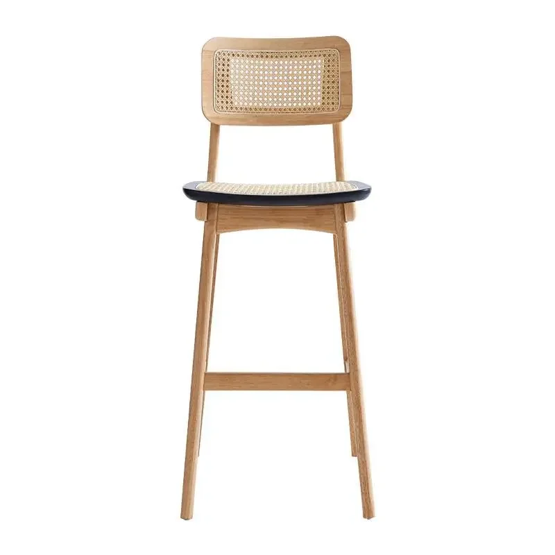 Fashion European casual solid wood rattan chair dining rattan bar stool rattan bar chair
Fashion European casual solid wood rattan chair dining rattan bar stool rattan bar chair