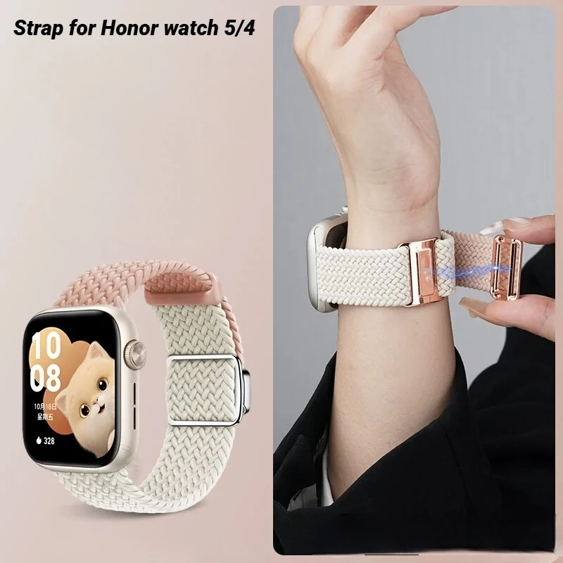 Magnetic strap For Honor watch 5 Nylon Watchband for Honor watch 4 Woman Man Correa Bracelet Sport Wristband Fashion belt
Magnetic strap For Honor watch 5 Nylon Watchband for Honor watch 4 Woman Man Correa Bracelet Sport Wristband Fashion belt