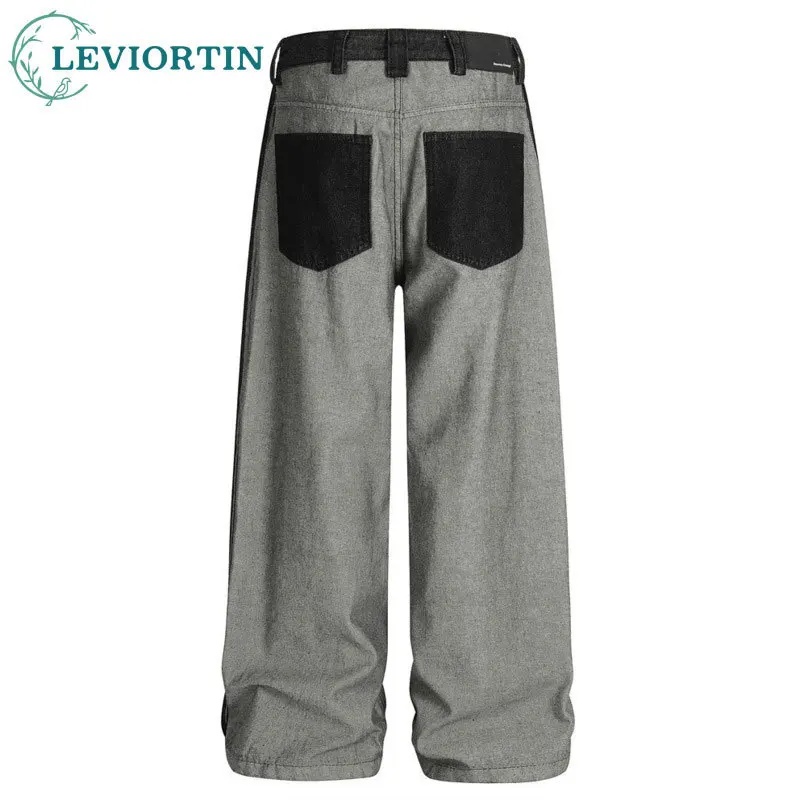 Мужские нишевые брюки в американском стиле, свободные и широкие брюки длиной до пола, чувство дизайна, джинсы с обратным карманом и принтом
Мужские нишевые брюки в американском стиле, свободные и широкие брюки длиной до пола, чувство дизайна, джинсы с обратным карманом и принтом