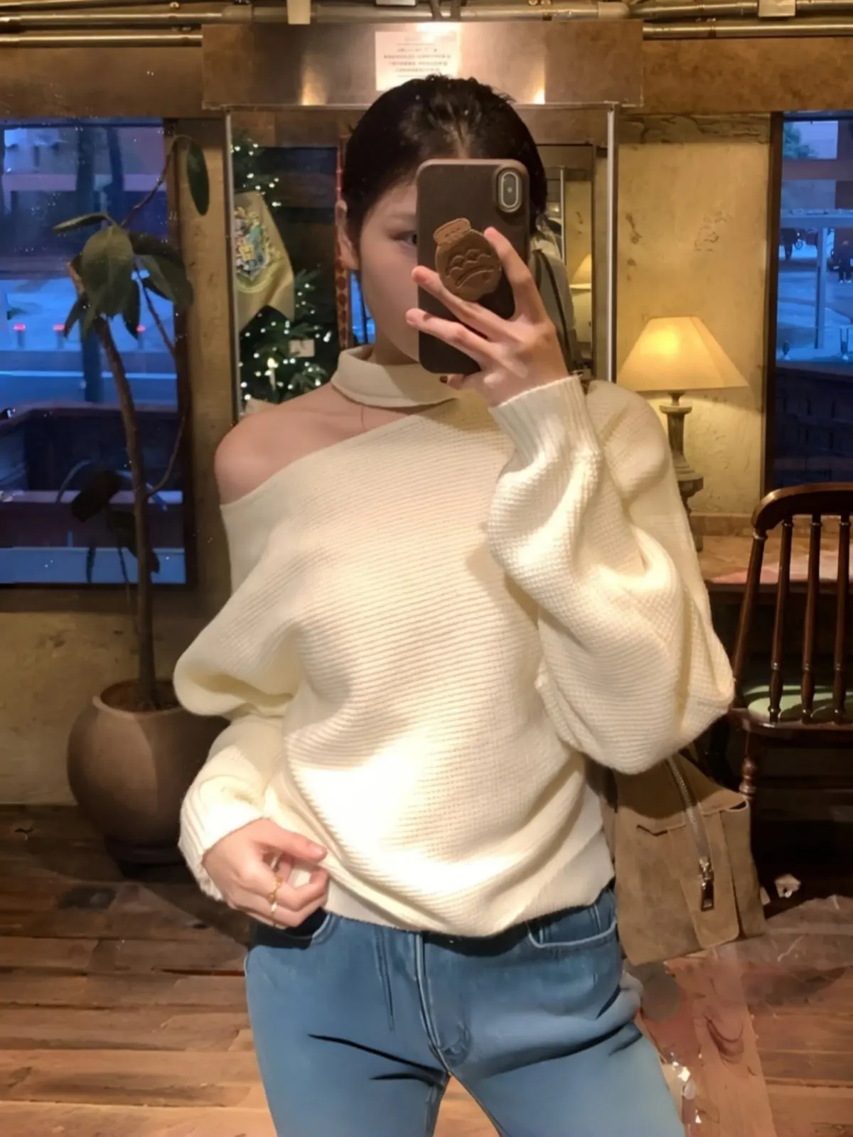 Faionable Long Sve Трикотаж Ne Hanging oulder Женская внутренняя одежда Нежный свободный крой Повседневный повседневный топ на осень W...
Faionable Long Sve Трикотаж Ne Hanging oulder Женская внутренняя одежда Нежный свободный крой Повседневный повседневный топ на осень W...