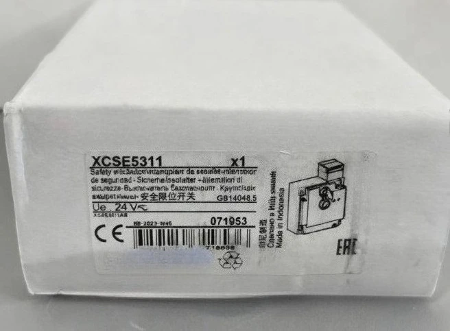 Brand New Original genuine safety door switch XCSE5311 XCS-E5311 safety switch Fast delivery
Brand New Original genuine safety door switch XCSE5311 XCS-E5311 safety switch Fast delivery