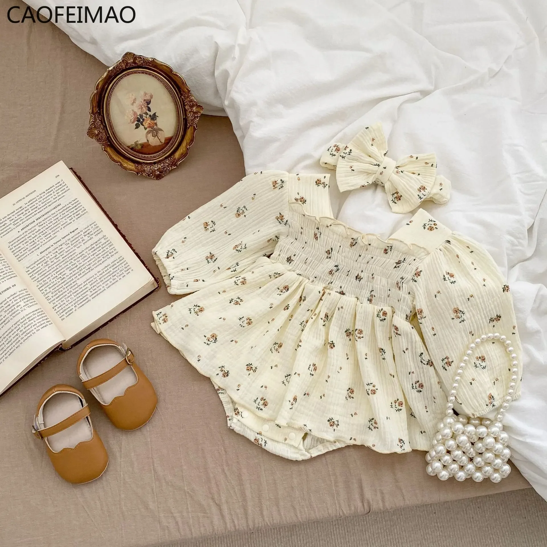 Caofeimao Baby Bodysuits Floral Girls One Piece Infant Clothing Linen Breathable Clothes Comfortable Simple Floral Baby Clothes
Caofeimao Baby Bodysuits Floral Girls One Piece Infant Clothing Linen Breathable Clothes Comfortable Simple Floral Baby Clothes