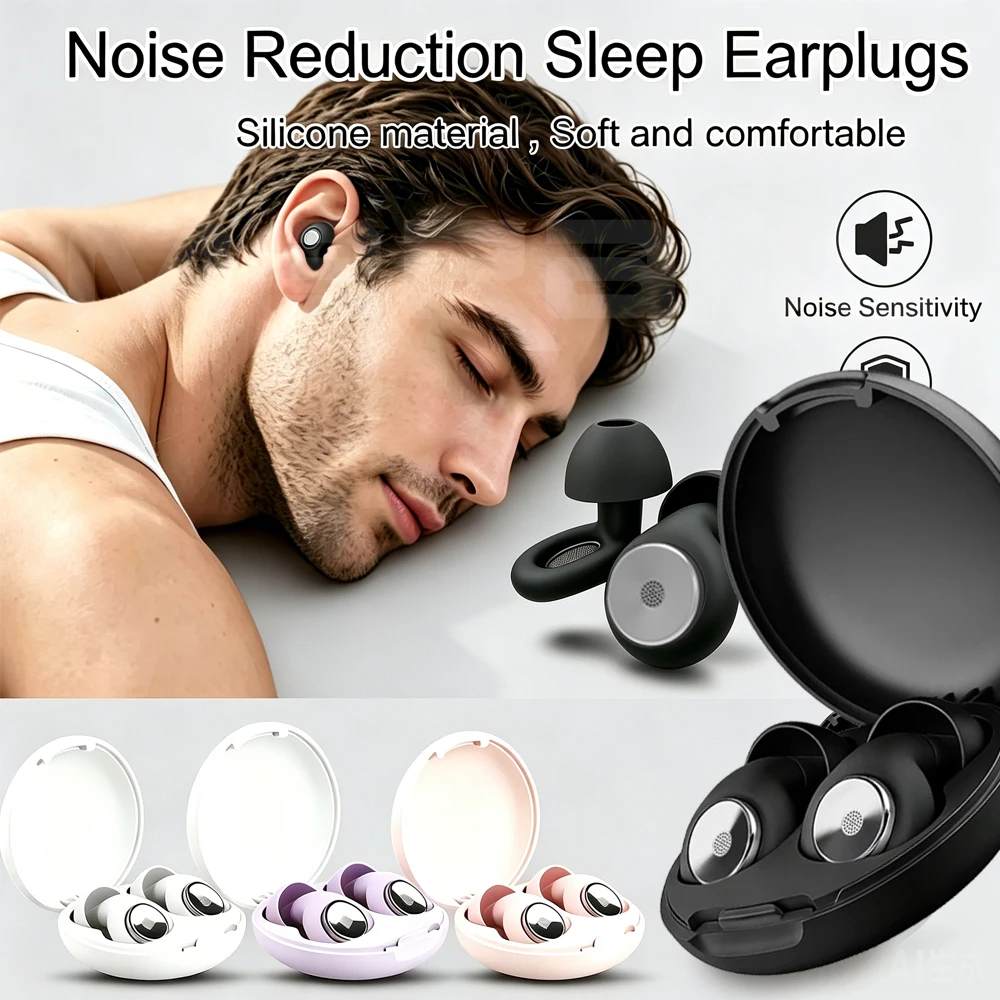 Ear Plugs for Sleeping Noise Cancelling Earplugs Hearing Protection Noise Reduction Earplugs for Travel Sleep Aid Earplug
Ear Plugs for Sleeping Noise Cancelling Earplugs Hearing Protection Noise Reduction Earplugs for Travel Sleep Aid Earplug