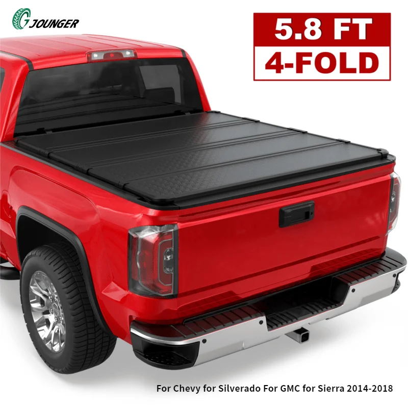 Четырехсекционный жесткий чехол для кузова грузовика 5.8FT для Chevrolet Silverado, GMC Sierra 2014-2018
Четырехсекционный жесткий чехол для кузова грузовика 5.8FT для Chevrolet Silverado, GMC Sierra 2014-2018