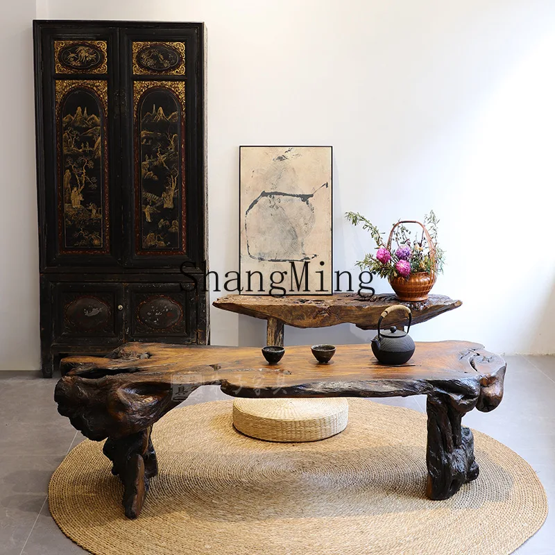 CL custom wabi-sabi wind solid wood coffee table balcony special-shapedand breakfast table creative medium and ancient style
CL custom wabi-sabi wind solid wood coffee table balcony special-shapedand breakfast table creative medium and ancient style