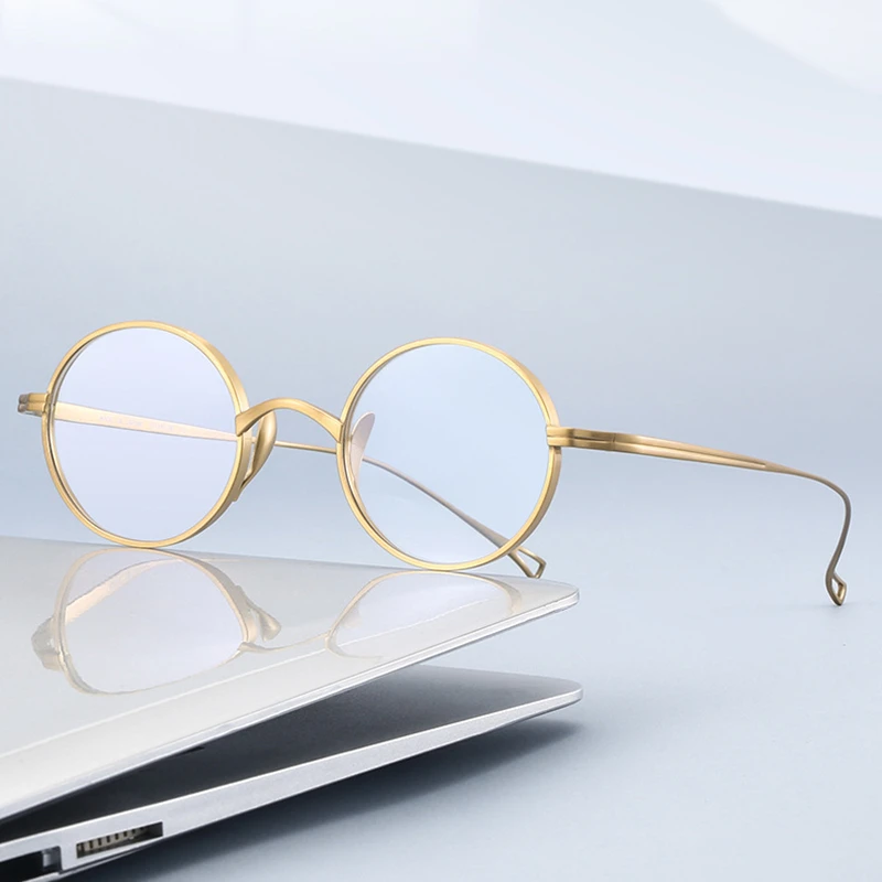 Pure Titanium Retro Round Men's Eyewear Handmade Vintage Circle Eyeglasses Frame Women Japanese Brand Trendy Glasses Frames
Pure Titanium Retro Round Men's Eyewear Handmade Vintage Circle Eyeglasses Frame Women Japanese Brand Trendy Glasses Frames