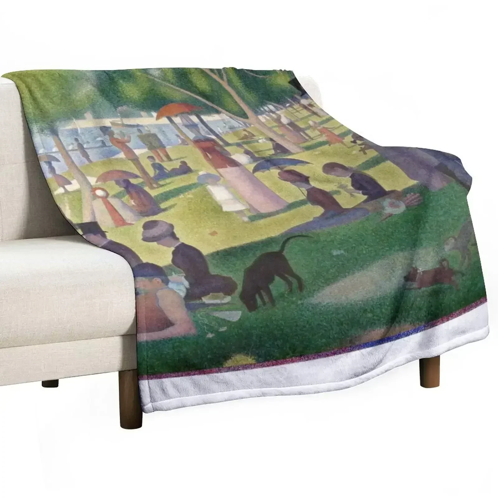 Seurat Sunday Throw Blanket Spring Fall Cozy Throw Blanket for Couch
Seurat Sunday Throw Blanket Spring Fall Cozy Throw Blanket for Couch