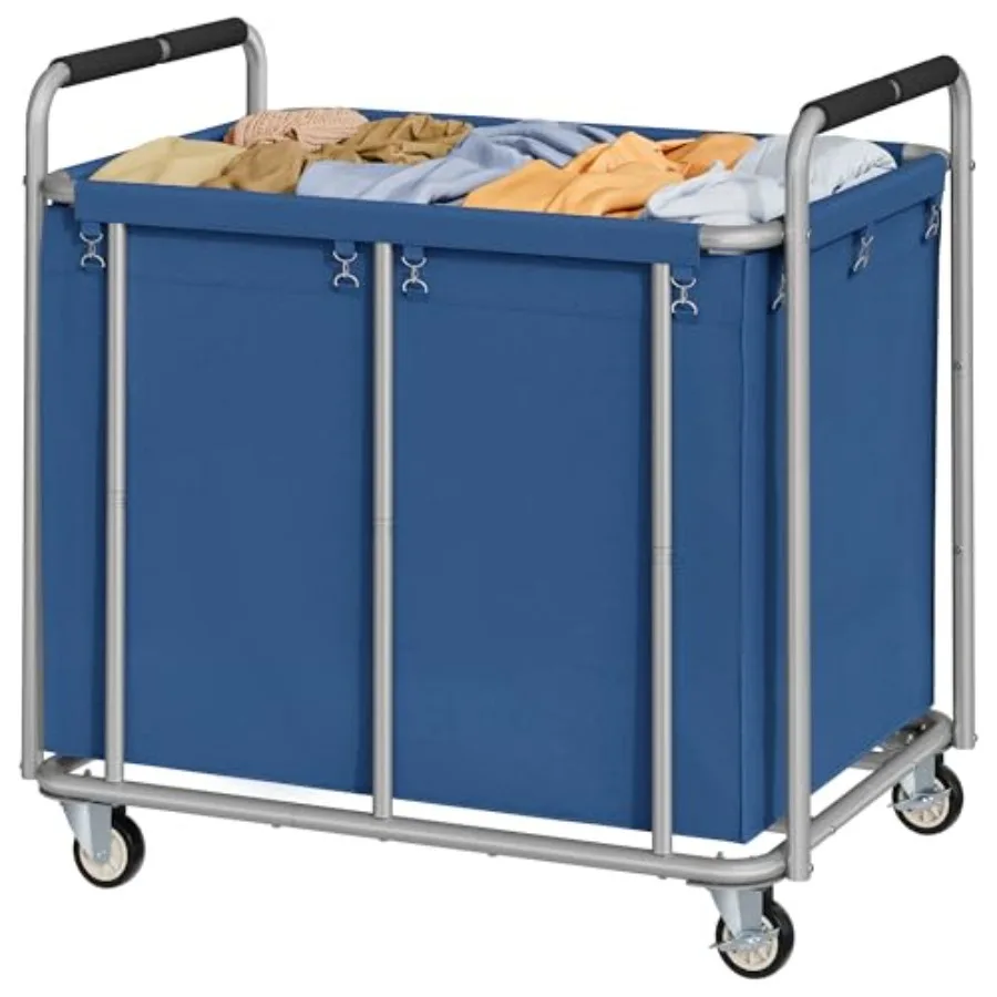 Large Laundry Cart with Wheels 450L Heavy-Duty Rolling Hamper for Clothes Sorting Storage Sturdy Handle Smooth-Castor Mobility
Large Laundry Cart with Wheels 450L Heavy-Duty Rolling Hamper for Clothes Sorting Storage Sturdy Handle Smooth-Castor Mobility