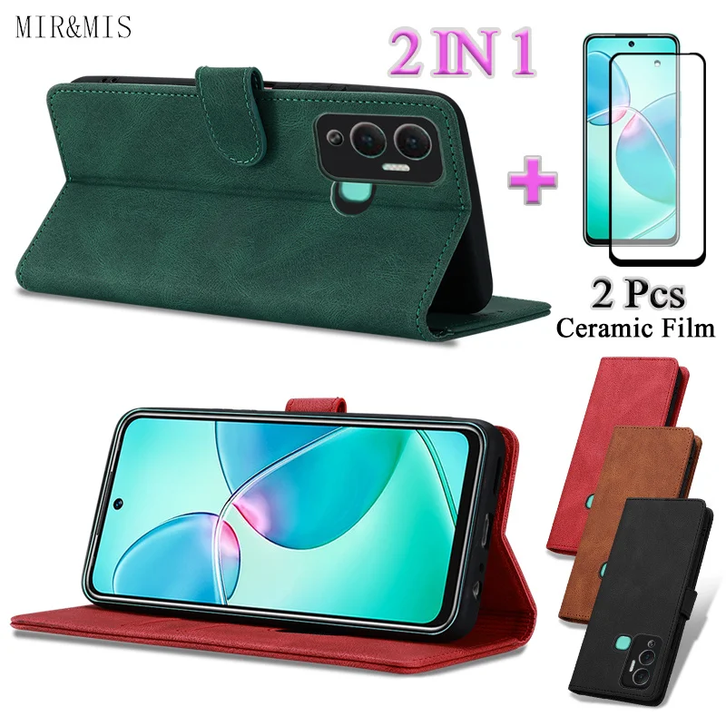 For Infinix Hot 12 Play Leather Case 2 IN 1 With Tempered Ceramic Protector Screen Curved Tempered Film
For Infinix Hot 12 Play Leather Case 2 IN 1 With Tempered Ceramic Protector Screen Curved Tempered Film