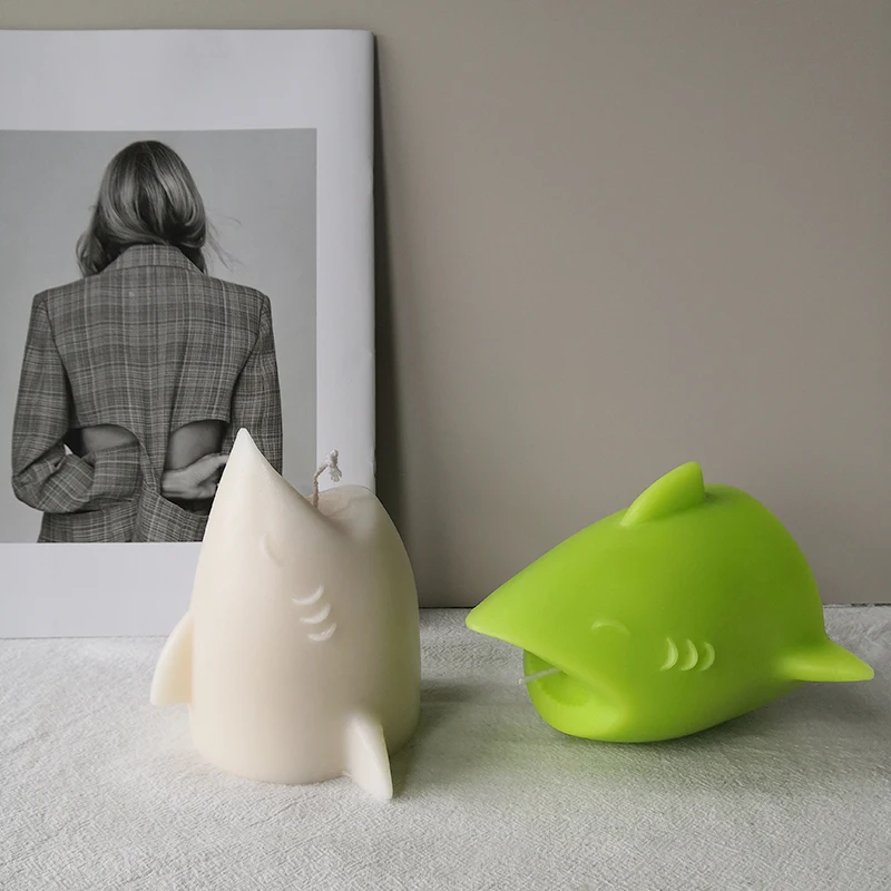 Shark Handmade Soap Candle Aromatherapy Plaster Making Mould Cute Shark Shape Candle Silicone Molds
Shark Handmade Soap Candle Aromatherapy Plaster Making Mould Cute Shark Shape Candle Silicone Molds