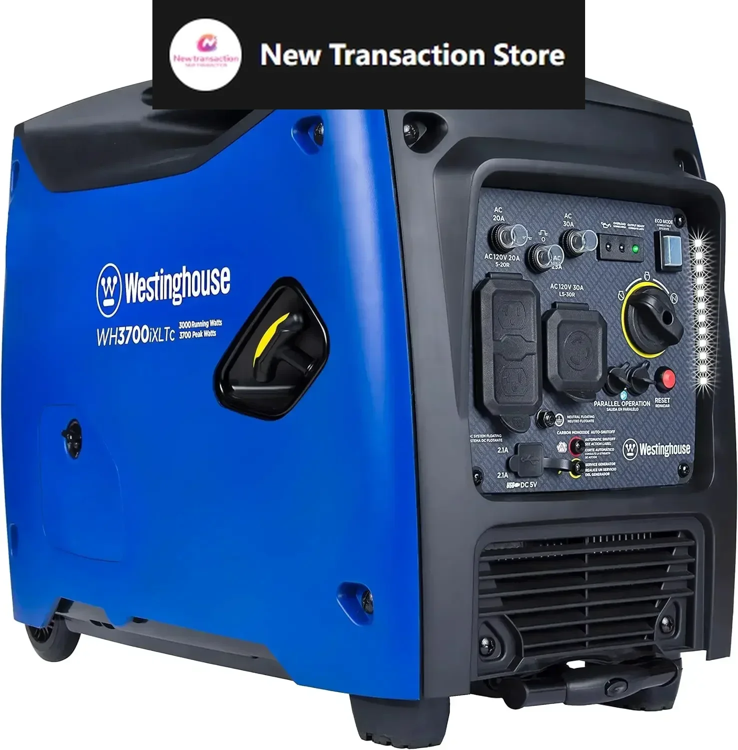 Outdoor Power Equipment 3700 Peak Watt Super Quiet Portable Inverter Generator, Wheel & Handle Kit, RV Ready 30A Outlet, Gas
Outdoor Power Equipment 3700 Peak Watt Super Quiet Portable Inverter Generator, Wheel & Handle Kit, RV Ready 30A Outlet, Gas