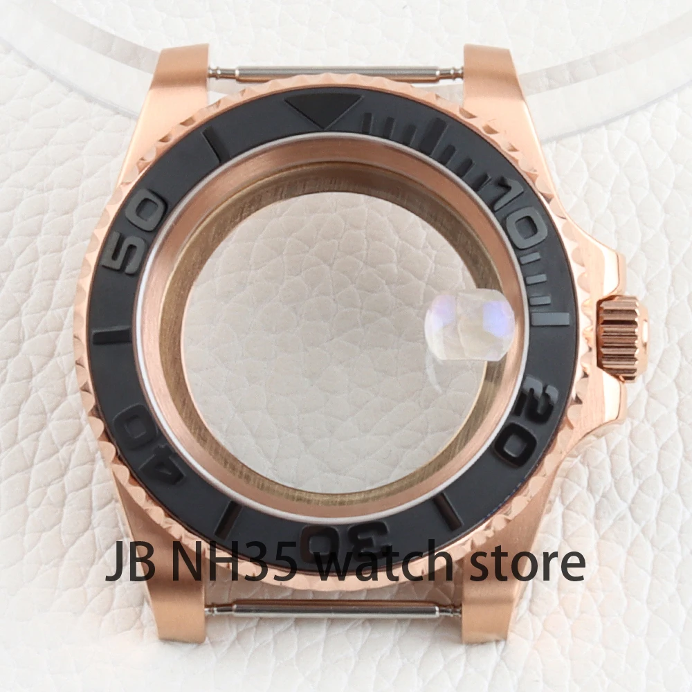 40mm Watch Case NH35 Gold Rose PVD Sapphire Glass Stainless steel for NH35 NH36 automatic movement 28.5mm Dial Yacht SUB Case
40mm Watch Case NH35 Gold Rose PVD Sapphire Glass Stainless steel for NH35 NH36 automatic movement 28.5mm Dial Yacht SUB Case