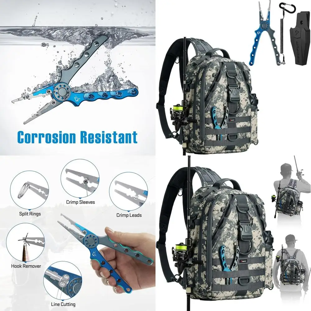 Angler's Tackle Backpack with Essential Pliers Bundle
Angler's Tackle Backpack with Essential Pliers Bundle