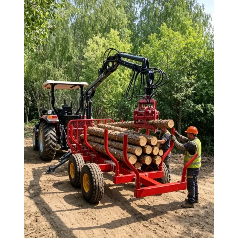 Cheapest Price ATV Log Trailer with Crane Hydraulic Timber Loader Grapple Wood Timber Crane Loader and Grapple
Cheapest Price ATV Log Trailer with Crane Hydraulic Timber Loader Grapple Wood Timber Crane Loader and Grapple