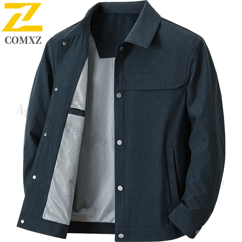 Premium Lapel Jacket Men Stylish Business Casual Office Coat Lightweight Outdoor Travel Waterproof Windbreaker Autumn Jackets
Premium Lapel Jacket Men Stylish Business Casual Office Coat Lightweight Outdoor Travel Waterproof Windbreaker Autumn Jackets