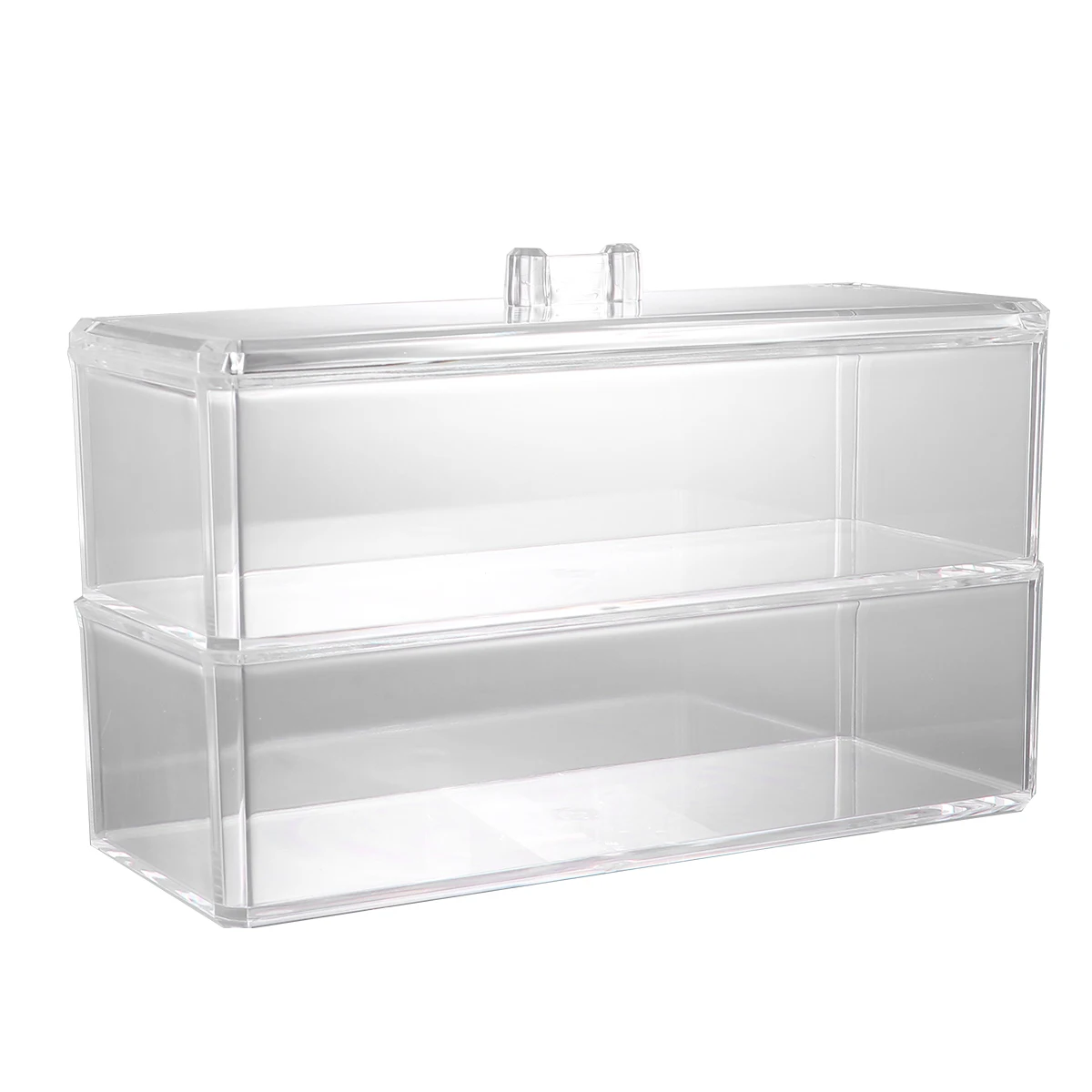 Double Layer Acrylic Makeup Brush Box Organiser Holder Container Durable Lightweight Large Capacity Storage
Double Layer Acrylic Makeup Brush Box Organiser Holder Container Durable Lightweight Large Capacity Storage