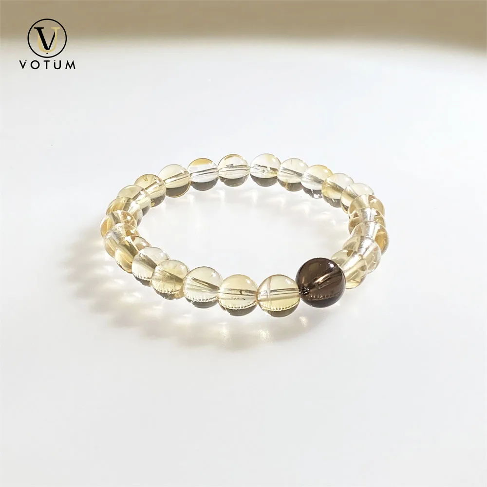 Votum 7m Natural Citrine Yellow Crystal Smoky Quartz Stone Bracelet for Women Wealthy Luck Money Attraction Beaded Bracelets
Votum 7m Natural Citrine Yellow Crystal Smoky Quartz Stone Bracelet for Women Wealthy Luck Money Attraction Beaded Bracelets