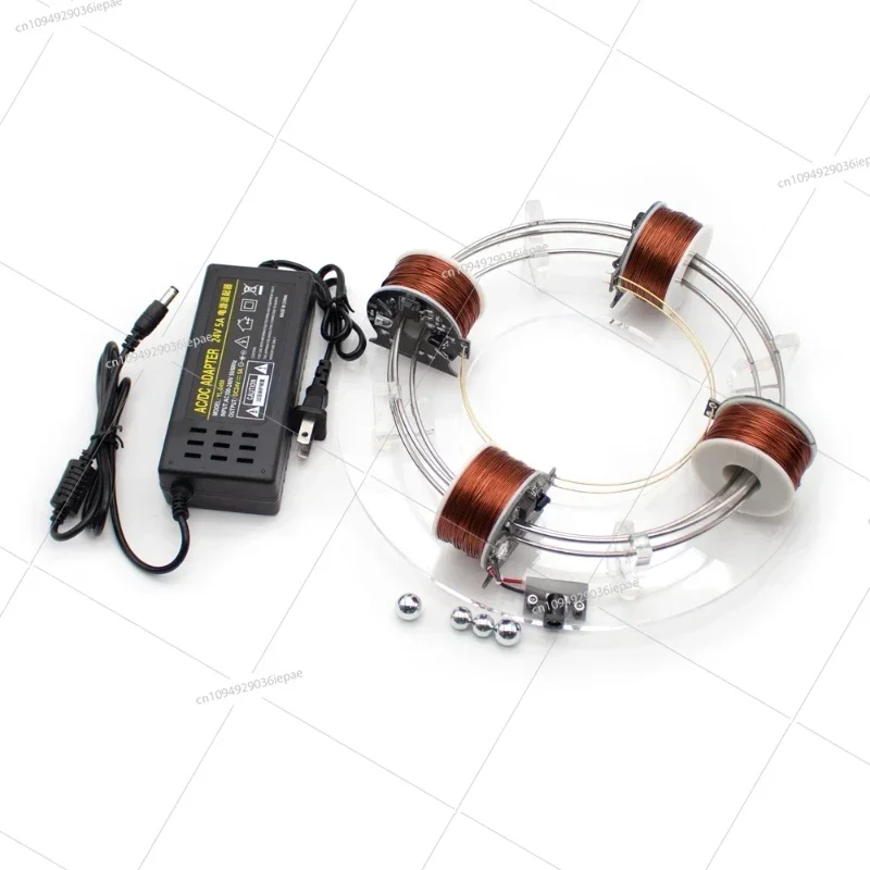 Electromagnetic Cyclotron DIY Four Coils Circular Accelerator Scientific Experiment Equipment Physics Teaching Aids Model
Electromagnetic Cyclotron DIY Four Coils Circular Accelerator Scientific Experiment Equipment Physics Teaching Aids Model