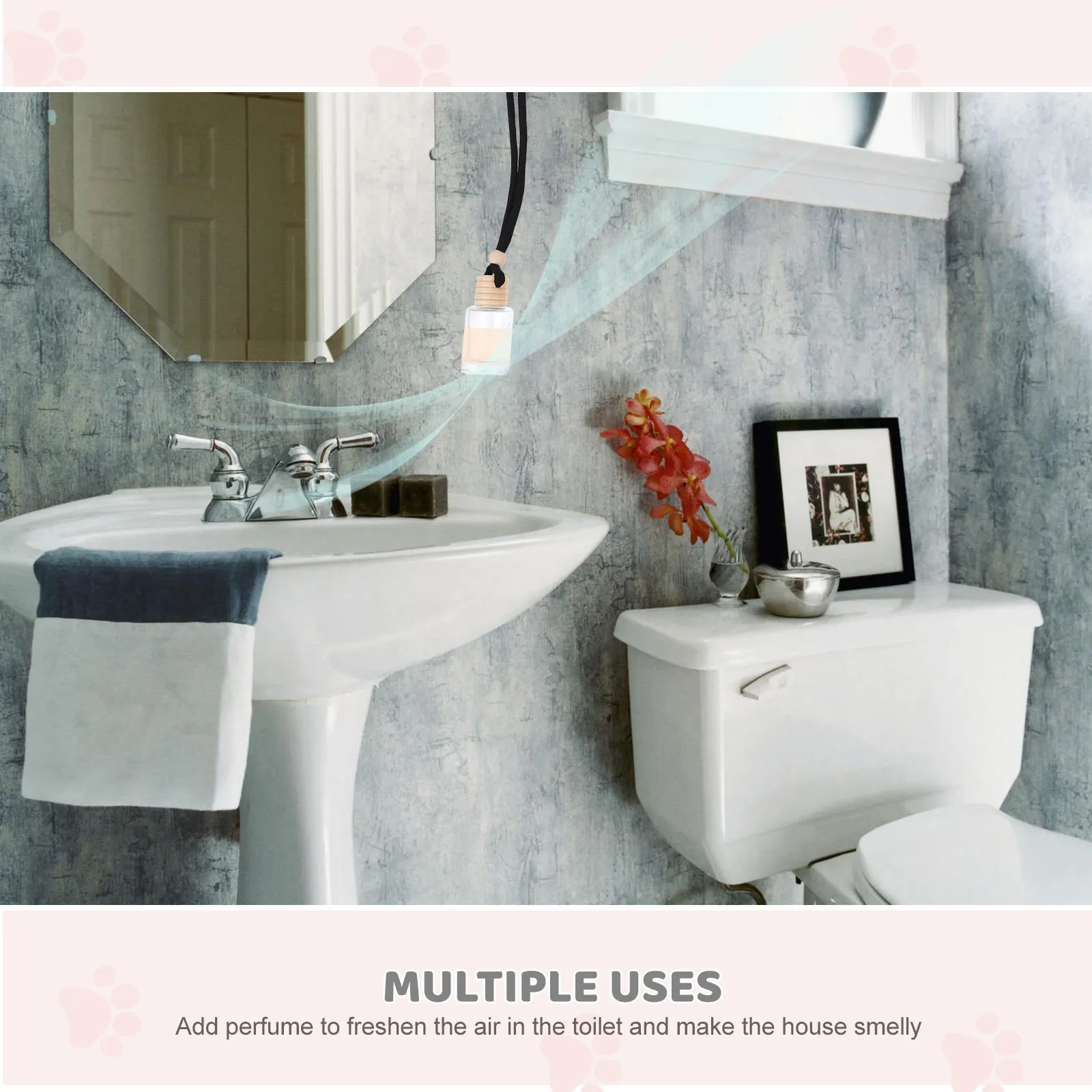 6Pcs Car Aroma Diffuser Bottles Glass Perfume Bottles Essential Oil Air Freshener Mini Decoration Relieve Fatigue
6Pcs Car Aroma Diffuser Bottles Glass Perfume Bottles Essential Oil Air Freshener Mini Decoration Relieve Fatigue